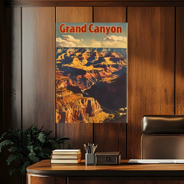 Poster Viagens vintage Grand Canyon (Criador carregado)