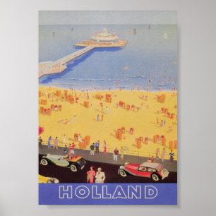 Poster Viagens vintage Holland