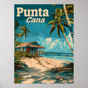 Poster Viagens vintage Punta Cana