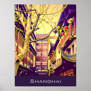 Poster viagens vintage Yu Yuan