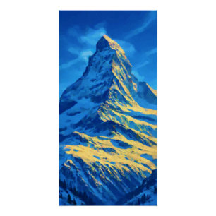 Póster Viagens vintage Zermatt