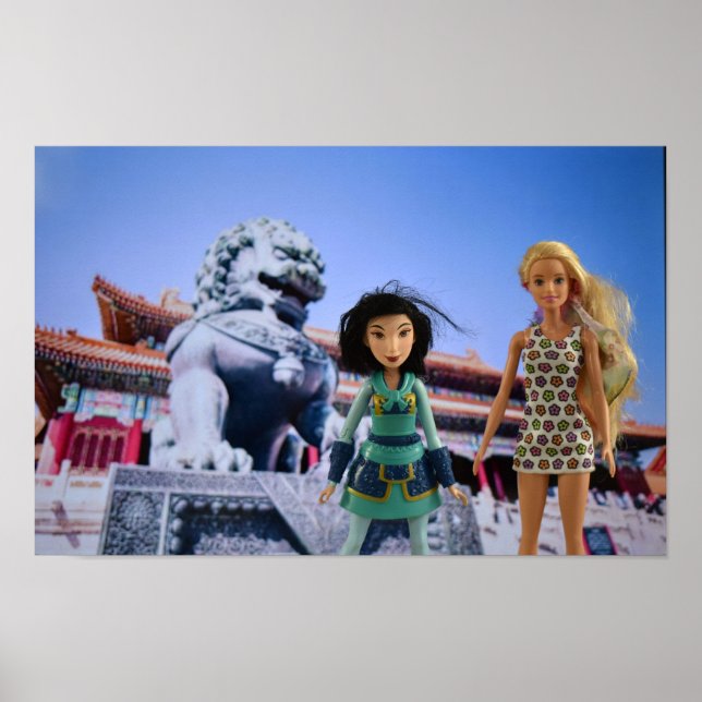 Poster Viajando pelo mundo. China. (Frente)