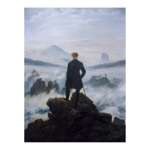 Viajante Acima do Mar de Névoa – Friedrich