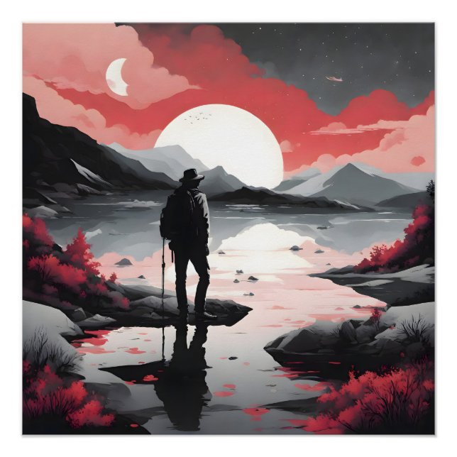 Póster Viajante em Dusk (Frente)