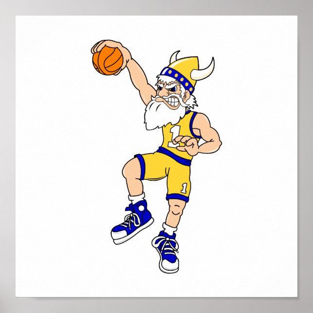 Póster Viajar o jogo de basquete (Frente)