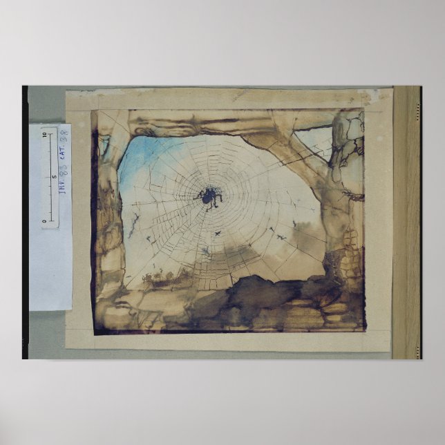 Póster Vianden através da Web de uma aranha (Frente)