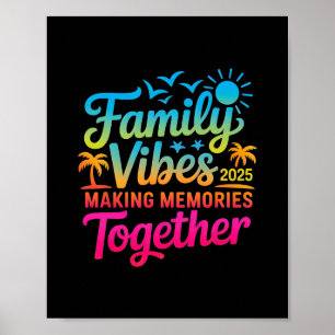 Poster Vibes da Família 2025 Reunião de Família em Férias