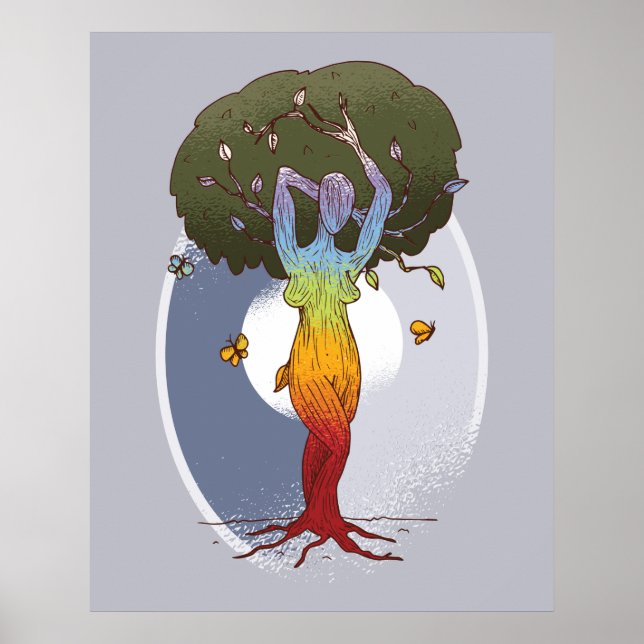 Poster Vibes da Mãe Natureza (Frente)