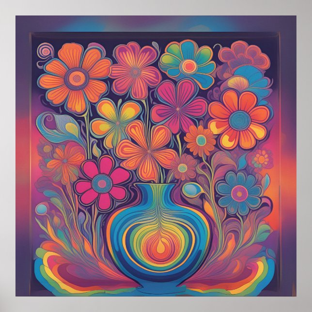 Poster Vibes de Bloom Retro (Frente)