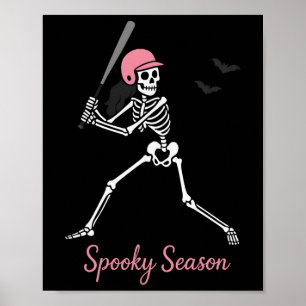 Poster Vibes de Fantasias de Halloween de Esqueletos Maci