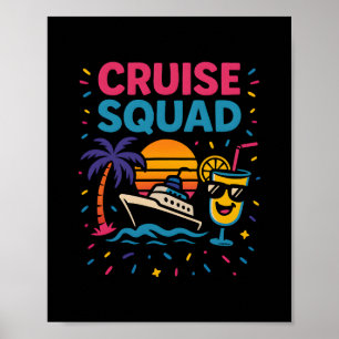 Poster Vibes de Férias da Equipe de Cruzeiro