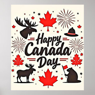 Poster Vibes do Dia do Canadá
