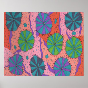 Poster Vibes Funky Retro