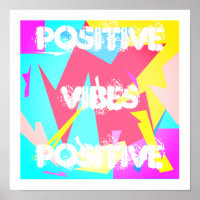Vibes Positivos Colores de Pastel Abstrato