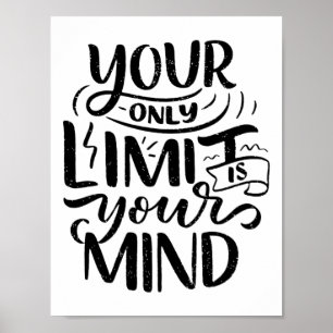 Poster Víblias Positivas - O teu único limite é a tua
