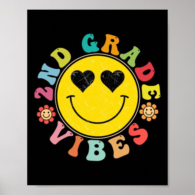 Poster Vibrações da 2ª Série Rosto Feliz Presente Sorriso (Frente)
