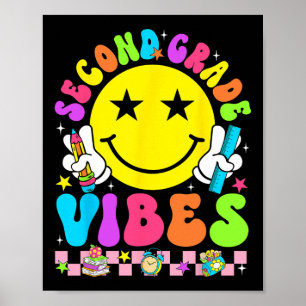 Poster Vibrações da Segunda Série Rosto Sorridente Volta