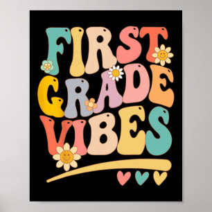 Poster Vibrações De Turma Para Meninas Meninos Professor