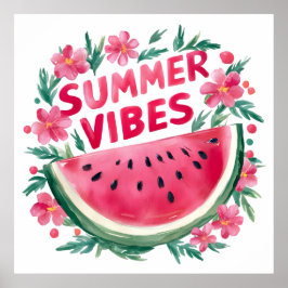 Poster Vibrações de Verão