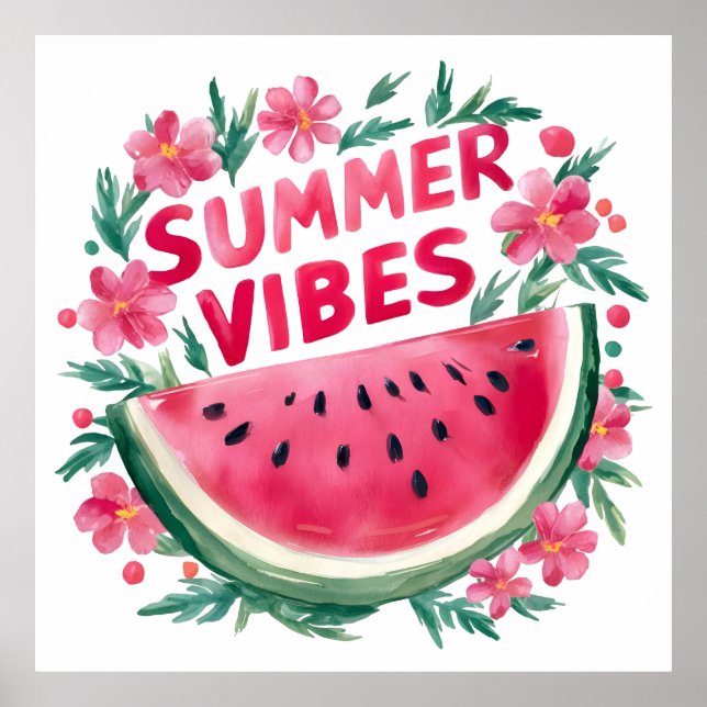 Poster Vibrações de Verão (Frente)