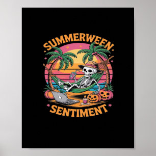 Poster Vibrações do Summerween, Férias de Verão do Esquel
