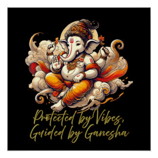 Póster Vibrações Espirituais Desi, Energia de Meditação