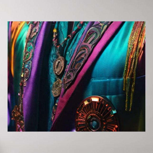 Poster Vibrante Costume (Frente)