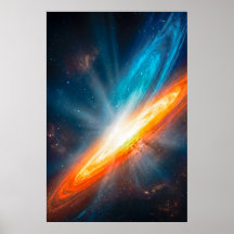 Vibrante Galáxia Cósmica Ficção Científica Laranja