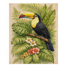 Vibrante Jardim Botânico Exótico Floral de Tucano