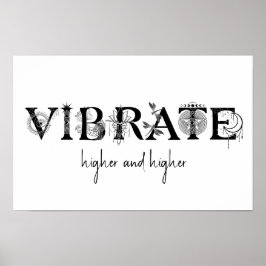 Poster Vibrate mais alto e mais alto Lotus dragonfly art