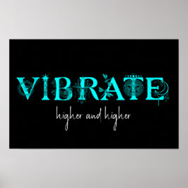 Poster Vibrate mais alto e mais alto Lotus dragonfly art