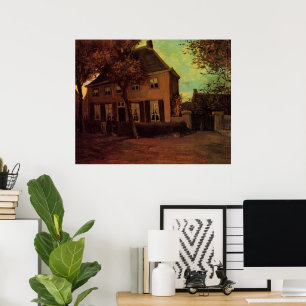 Poster Vicarage em Nuenen por Vincent van Gogh