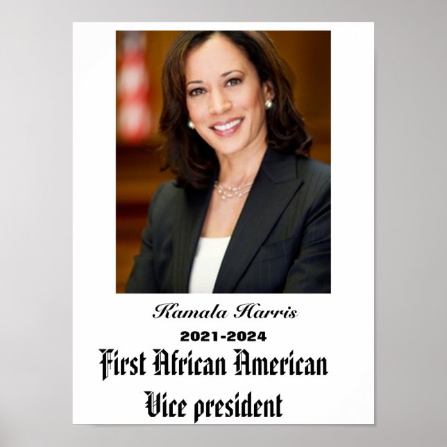 POSTER VICE-PRESIDENTE KAMALA HARRIS (Frente)
