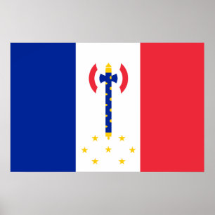 Poster Vichy, bandeira francesa