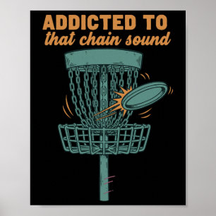 Poster Viciado naquele som de corrente Disc Golf Sket Voa