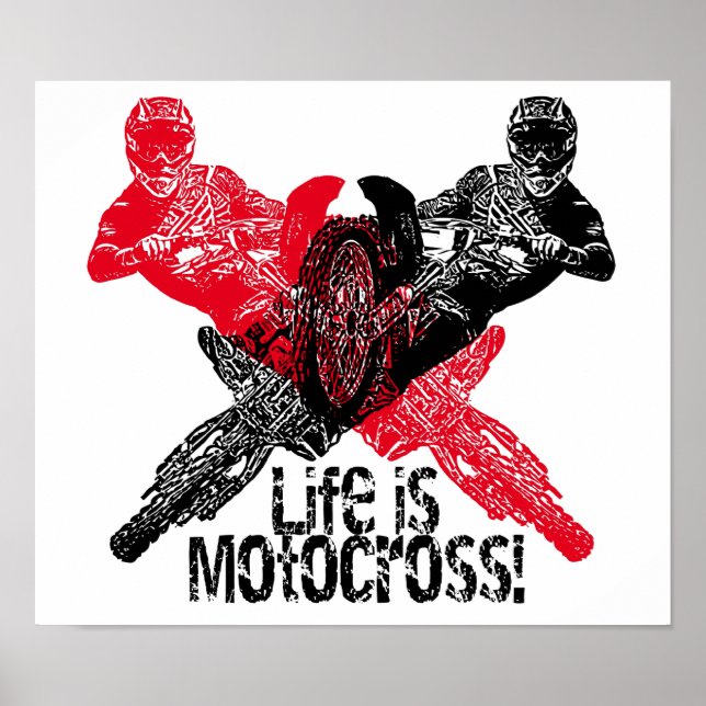 Póster Viciados em motocicletas (Frente)