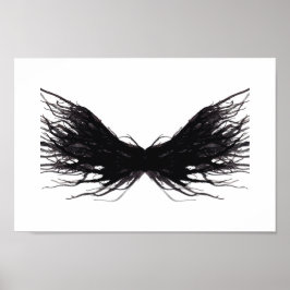 Poster Vícios e Virtudes Arte Abstrata de Tinta Alcoólica