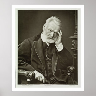 Poster Victor Hugo (1802-85), de "Galerie Contemporaine