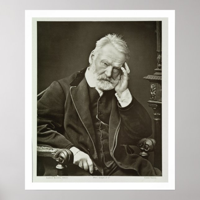Poster Victor Hugo (1802-85), de "Galerie Contemporaine (Frente)