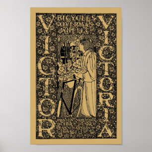 Poster Victor, Victoria Bicycle Ad