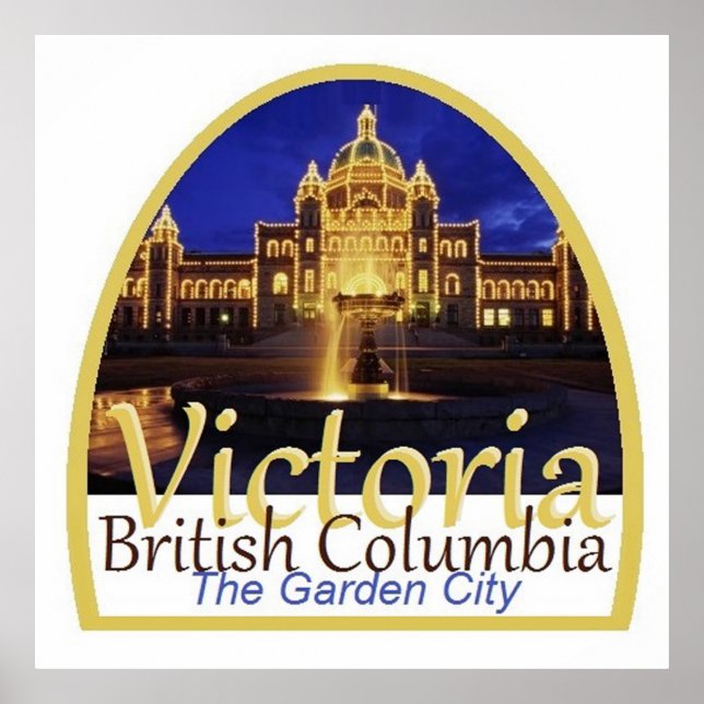 Póster VICTORIA Canadá (Frente)