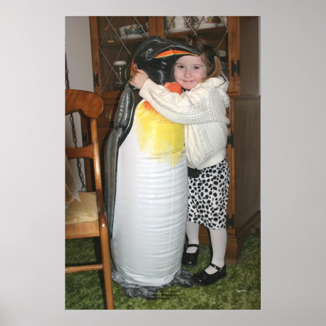 Póster Victoria e Penguin (Frente)