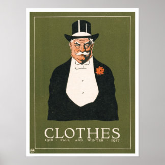 Póster Victorian Gent Ad Fall/Winter 1916/1917 Art Impres