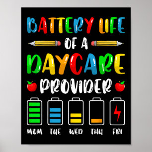 Poster Vida Amarga de Prestador de Creche - Ensino Infant