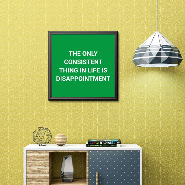 Poster Vida: Apenas Desapontamento - Engraçado (Criador carregado)