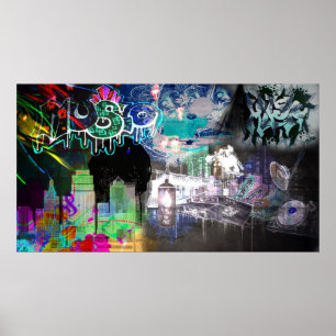 Póster Vida da arte da música