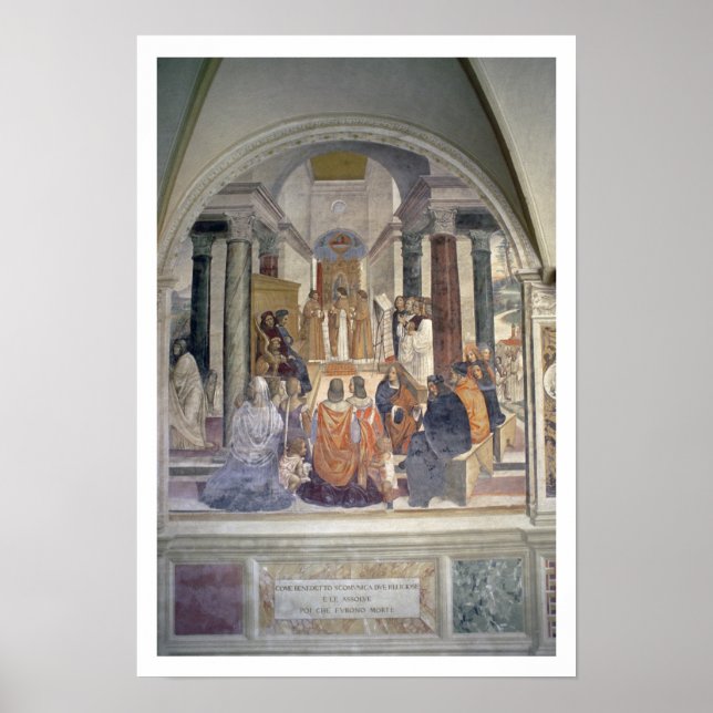 Póster Vida das Ruas. Benedict (fresco) (pormenores) (Frente)