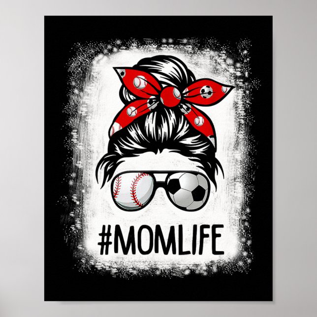 Poster Vida de Mãe Descolorida Futebol Coque Desarrumado  (Frente)