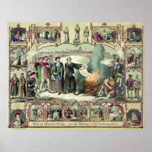 Póster Vida de Martin Luther