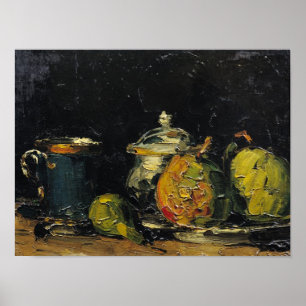 Poster Vida de Paul Cezanne   ainda, c.1865